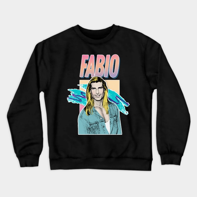 Fabio Aesthetic 90s Style Design Crewneck Sweatshirt by DankFutura